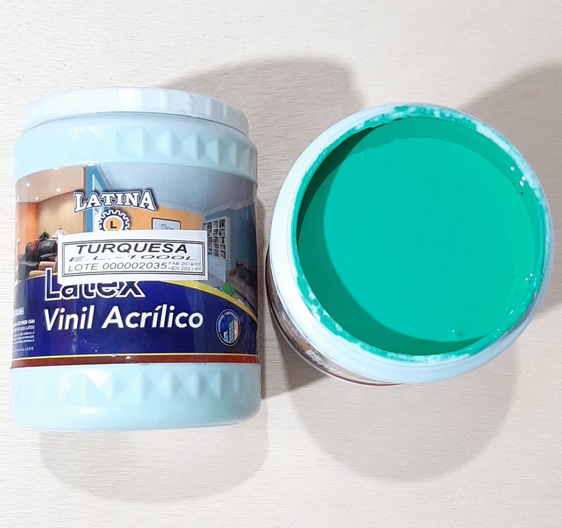 LATINA LATEX TURQUESA LITRO