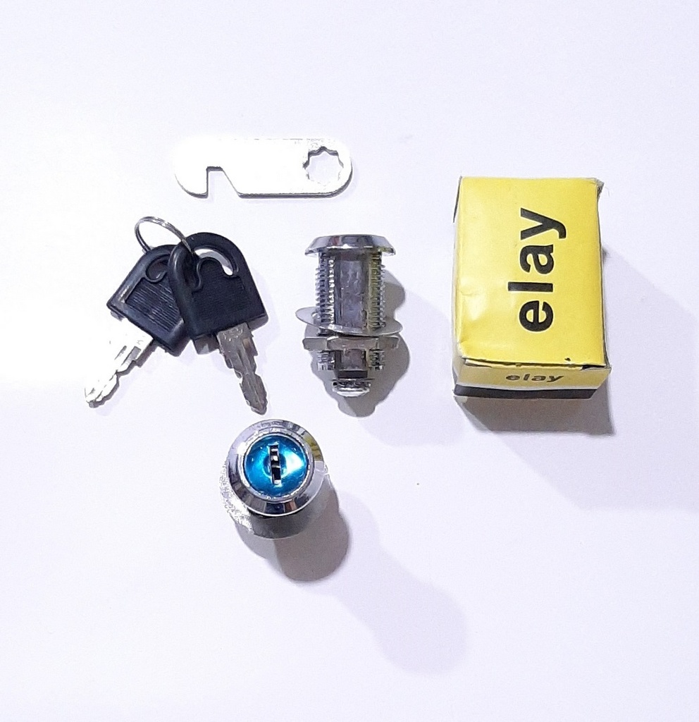 CERRADURA P/VITRINA PALETA 30MM ELAY