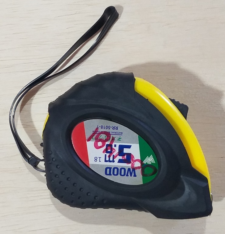 FLEXOMETRO 5MT T/WOOD CAUCHO