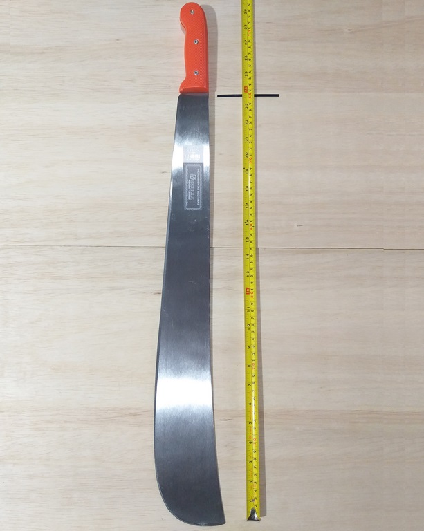 MACHETE GAVILAN T/YEGUA NARANJA 3 RAYAS M/ABIERTO