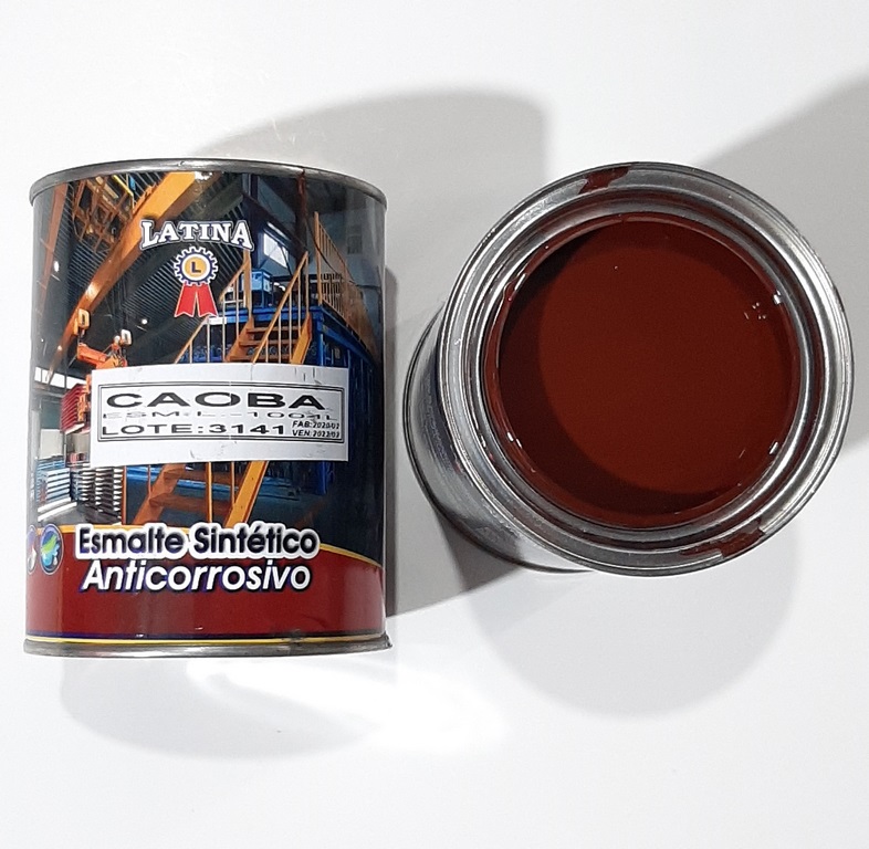 ESMALTE SINTETICO CAOBA 1/2 LT