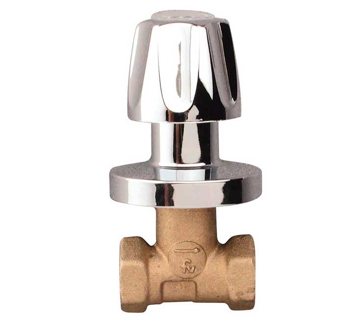 LLAVE DUC.CHINA POMO REDONDO CROMADO 1/2´´ 240GR