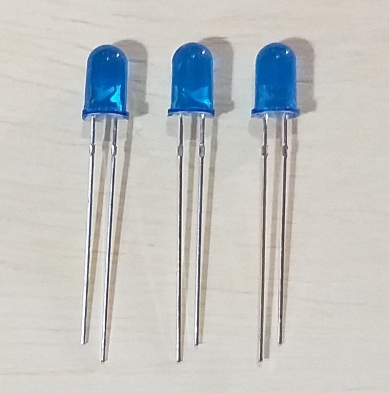 DIODO LED 5MM ALTO BRILLO AZUL