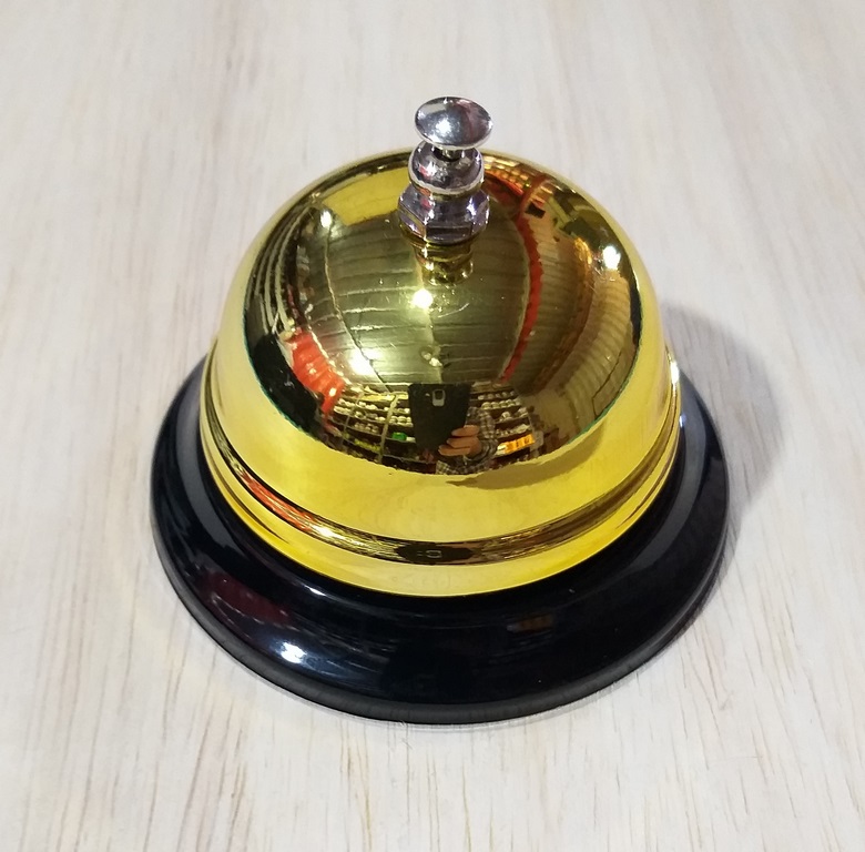 CAMPANA TIMBRE METAL V/COLORES P/HOTEL