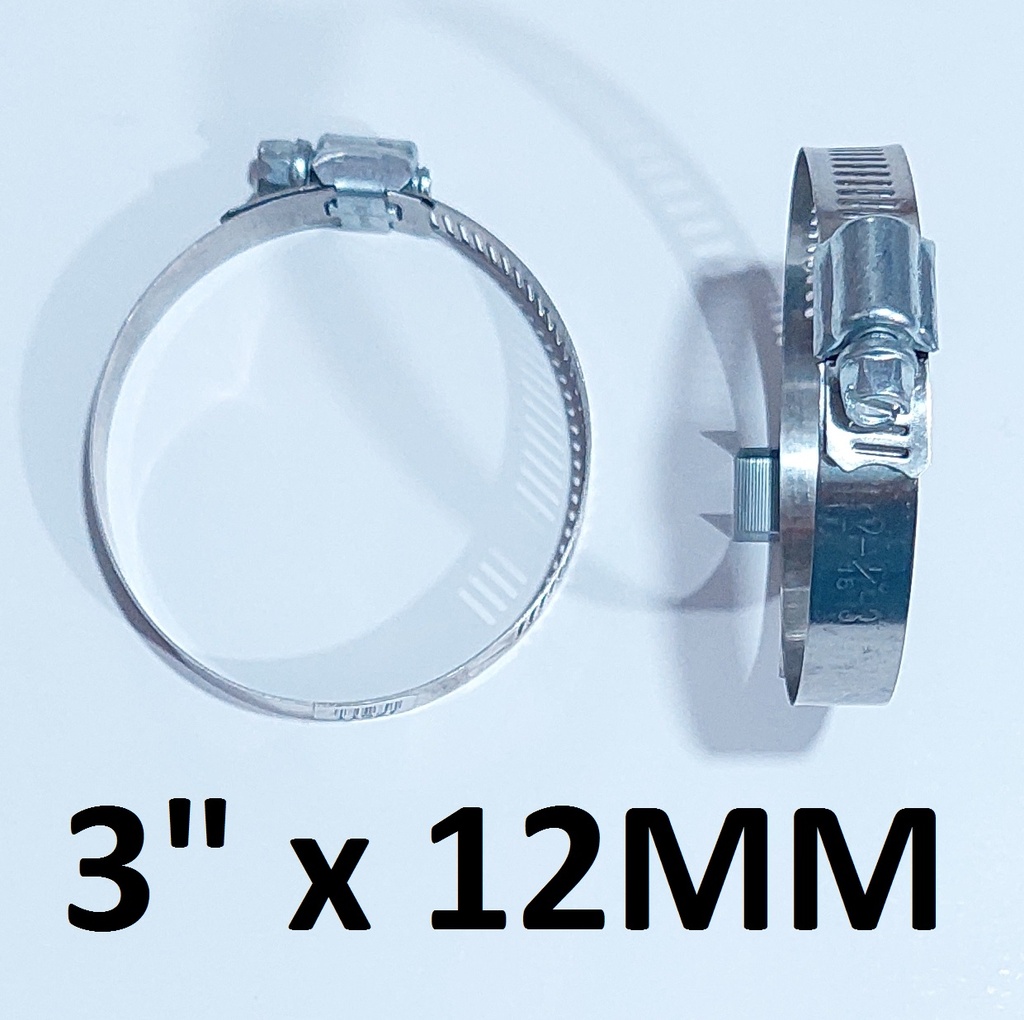 ABRAZADERA 3 X 12MM CENTURY INOXADABLE