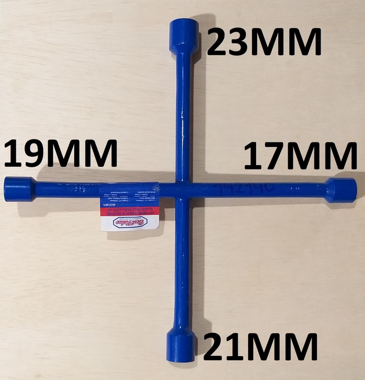 LLAVE CRUZ RUEDA BESTVALUE AZUL 17/19/21/23 H42140A