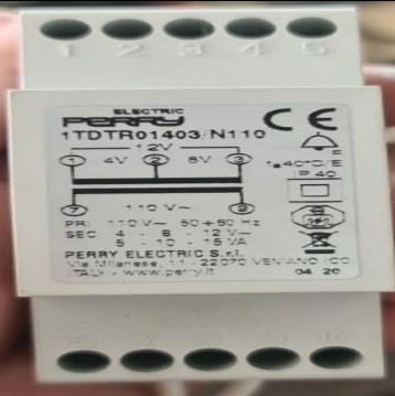 TRANSFORMADOR VOLTAJE PERRY 110V A 4-8-12V