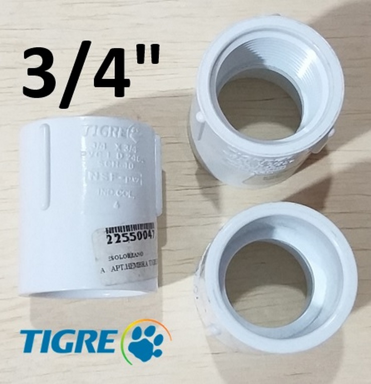 ADAPT. HEMBRA TIGRE 3/4´´ PEG/ROSC C-40