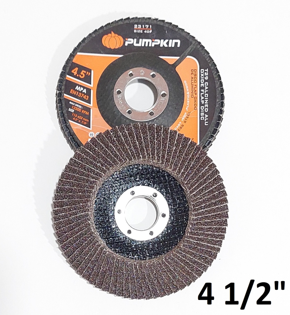 PLATO PULIDOR PUMPKIN 4 1/2 115X22MM # 40 COD 23171 FLAT