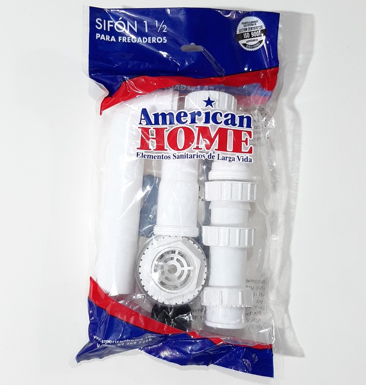 SIFON RIG. IEP1/2´´ FREG.S/PLAC.PLASTICA AMERICAN HOME