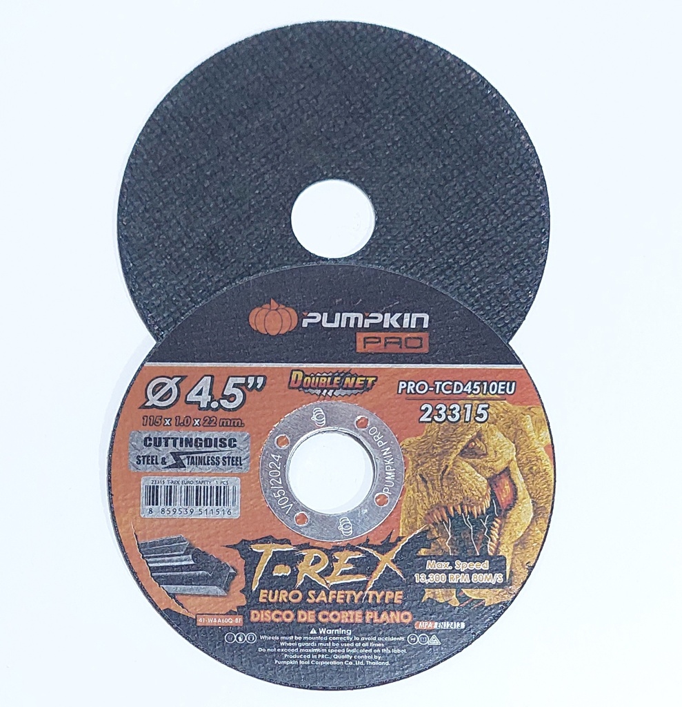 DISCO CORT.MET. 4 1/2 PUMPKIN 1/16 COD 23315