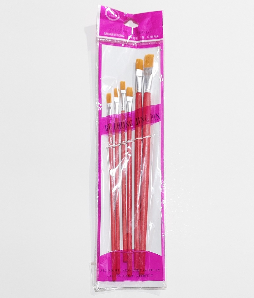 JGO PINCELES X  6PZ