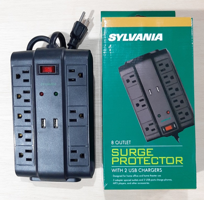 SUPRESOR PICO SYLVANIA 8SERV + 2USB (16UXCJ)