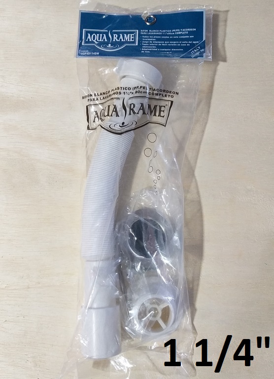 SIFON MOV. AQUARAME 1 1/4´´ P/LAVAM AQPSD114DW