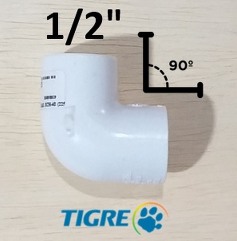 CODO TIGRE 1/2´´X90 PEGAB C-40