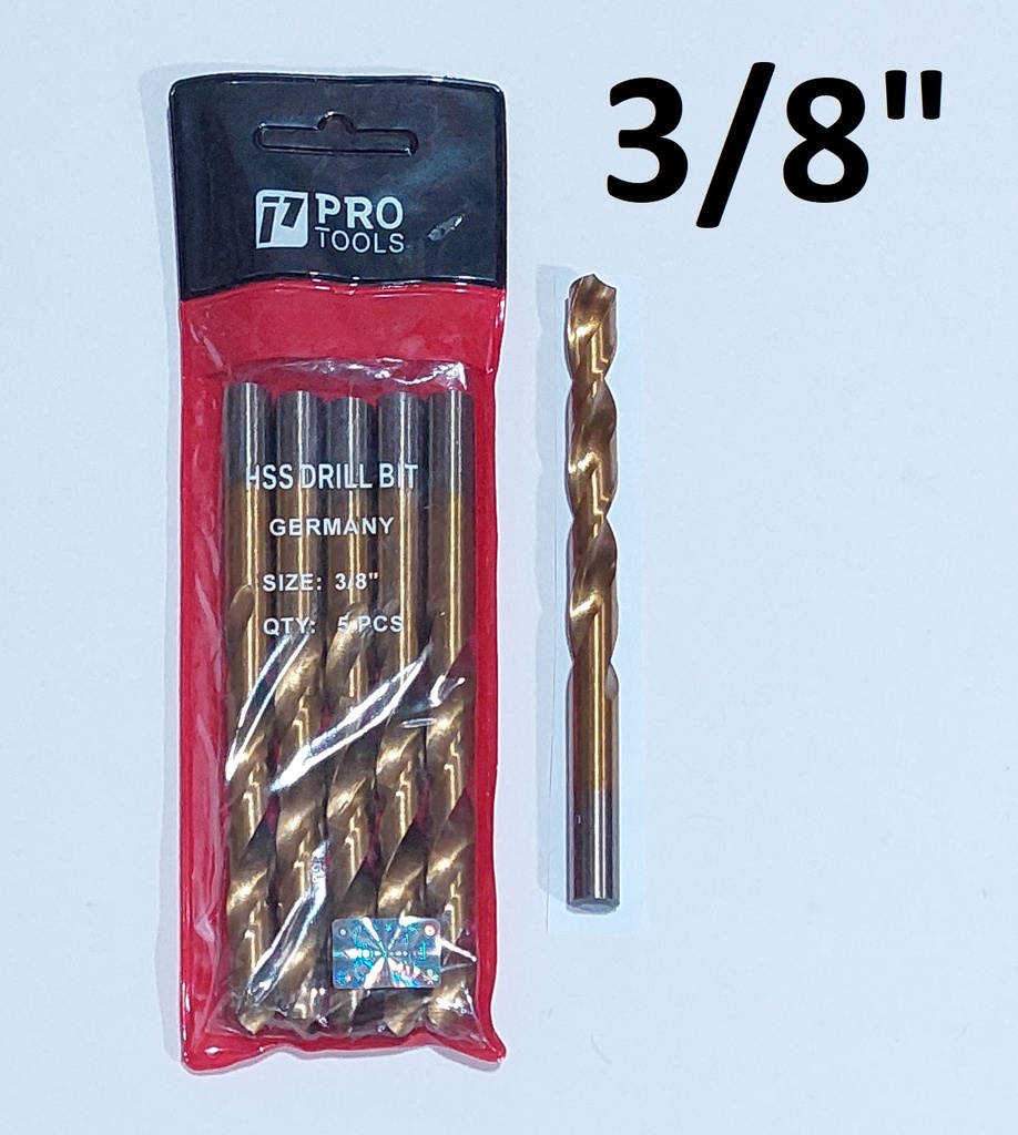 BROCA HSS 3/8 PROTOOLS 9.5MM TITANIUM