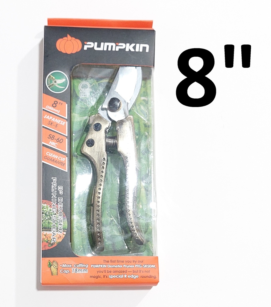 TIJERA P/PODAR 8´´ SK5 DOBLE AFILADO PUMPKIN