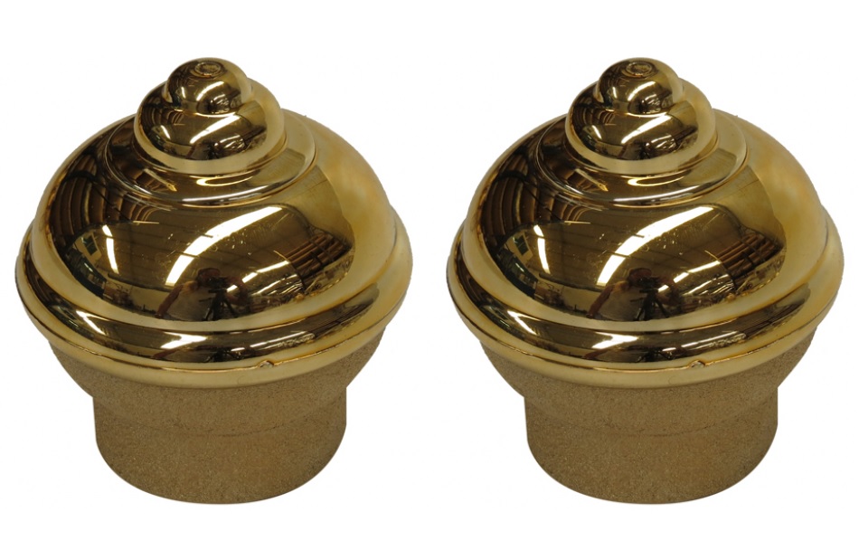 TERMINAL CUPULA MARTILLADA 3/4´´ PAR