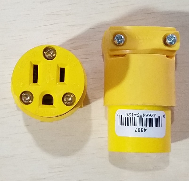 TOMA COOPER 4887 AEREO 15A 110V AMARILLO 3P