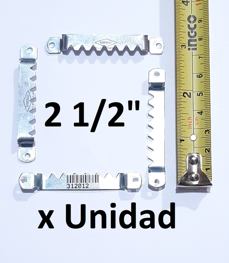 SOPORTE P/CUADRO 2 1/2´´ ZINCADO SIERRA INDUMA