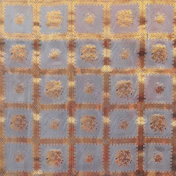 PLAST. MANTEL C/ENCAJE 0408A PLATINUM