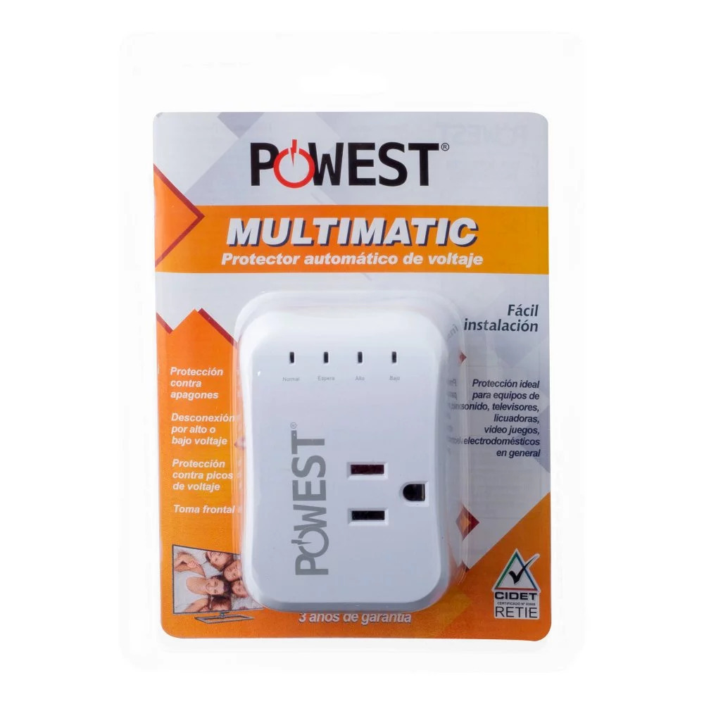 PROTECTOR DE VOLTAJE EQ. ELECTRON 10A 120V