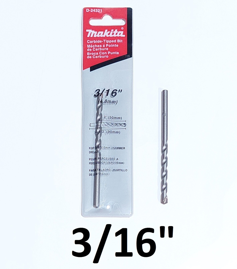 BROCA CONCRETO 3/16 05MM MAKITA