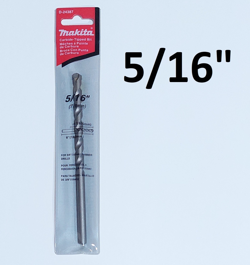 BROCA CONCRETO 5/16 08MM MAKITA