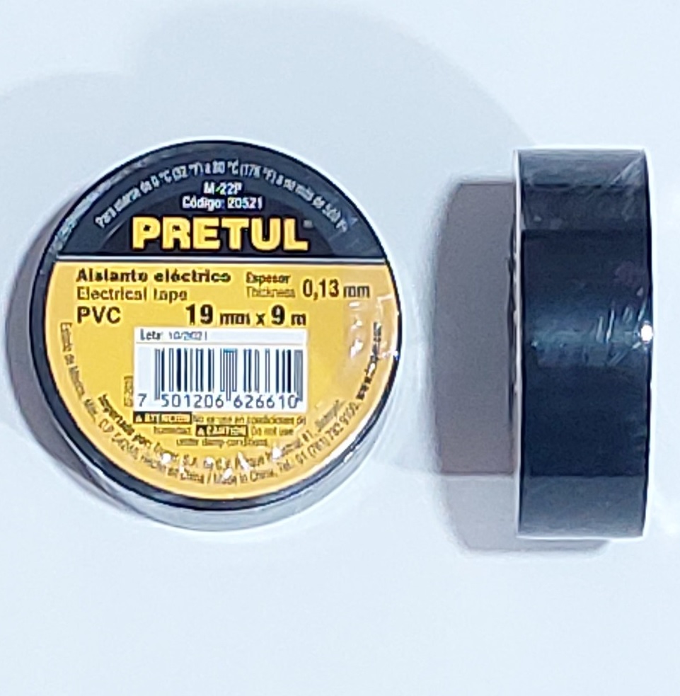 CINTA AISLANTE PRETUL 10Y NEGRA