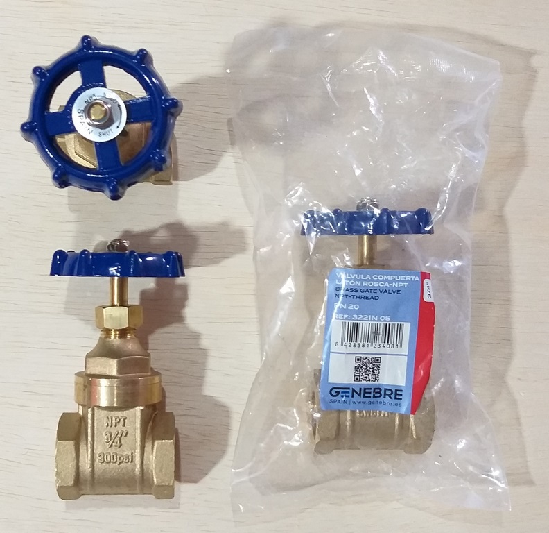 VALV.COMP.GENEBRE 3/4´´NP 20NPT GG2-CW617N