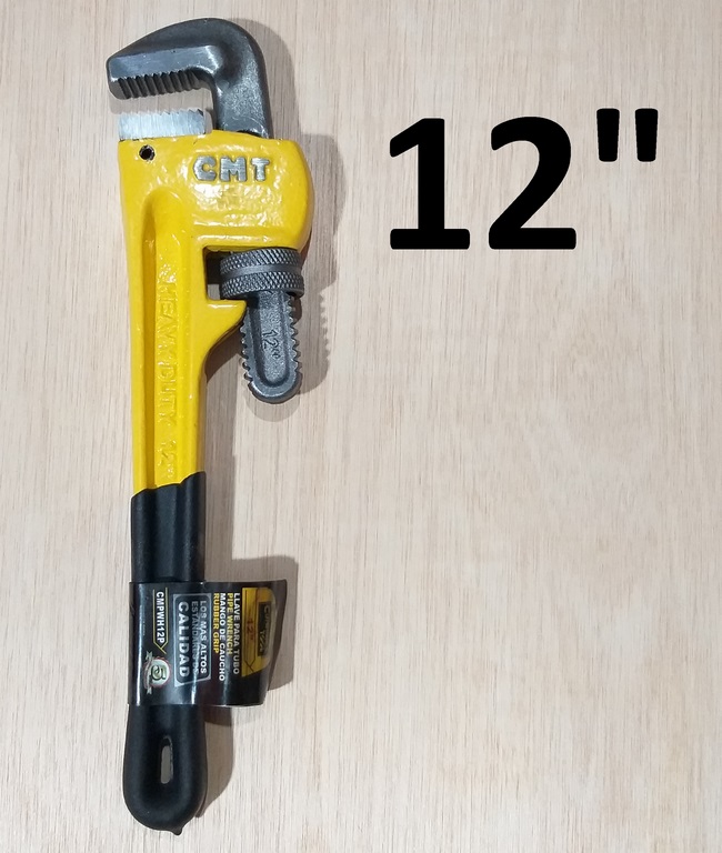 LLAVE TUBO 12 CUMINGS M/CAUCHO AMARILLO