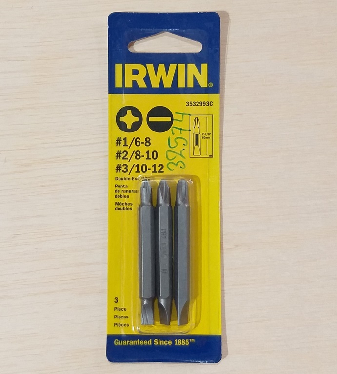 PUNTA ESTRELLA PLANO IRWIN JGO 3PZS 3532993C