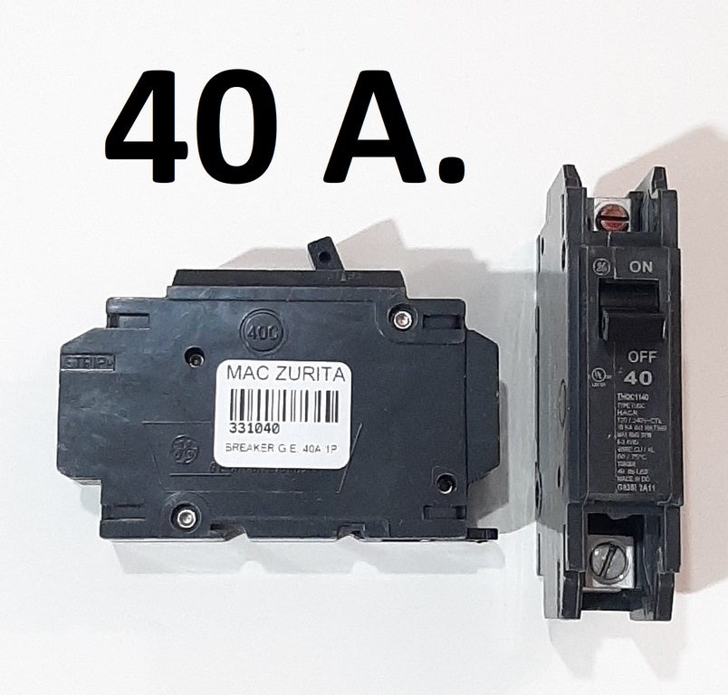 BREKER G.E. 40A. 1P S/P