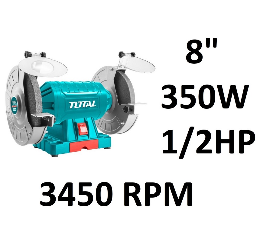 ESMERIL 8´´ 1/2HP TOTAL 350W 3450RPM