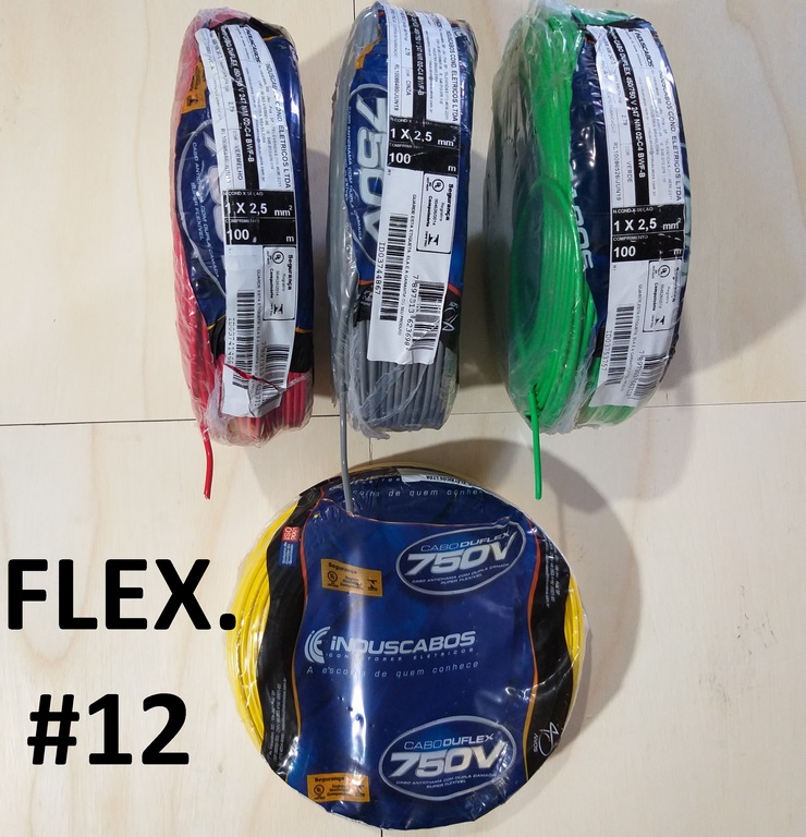 CABLE FLEX 12 2.5MM INDUSCABOS