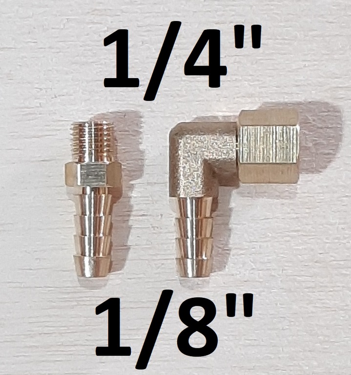 KIT ACOPLE BRONCE P/EQ.PRES.1/4 X 1/8