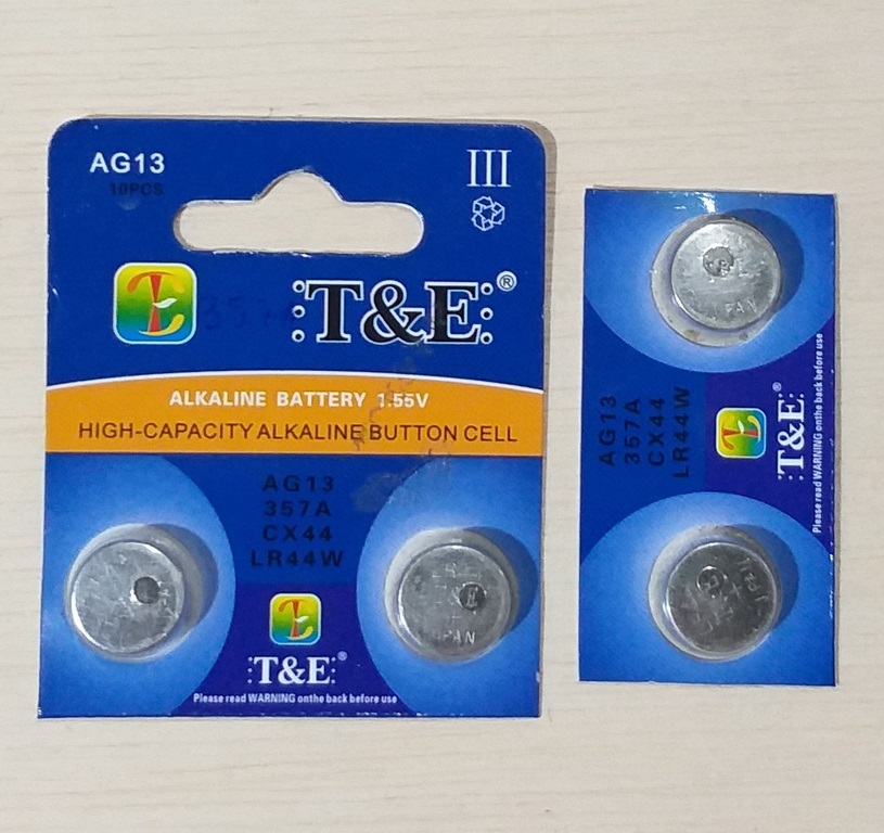 PILA T&amp;E AZUL 357A CX44 1.55V