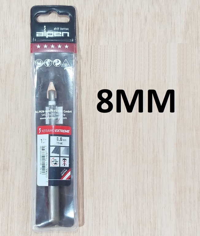 BROCA P/PORCELANATO 8MM ALPEN KERAMO EXTREME
