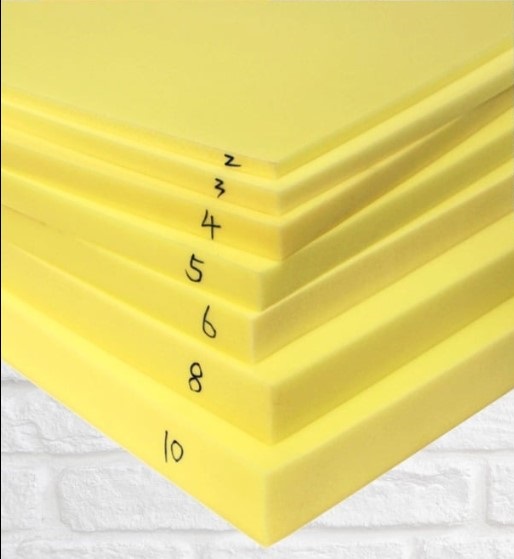 ESPONJA AMARILLA ESPEC.10CM 30KG/M3