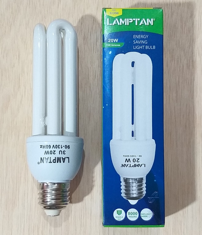FOCO AHORRADOR LAMTAN 20W 3U