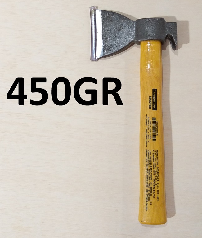 HACHA 450 GR TRAMONTINA MANGO MADERA