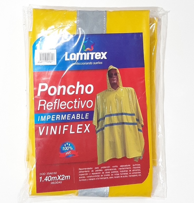 IMPERMEABLE PONCHO D/AGUA CORTIFLEX/DELGADO