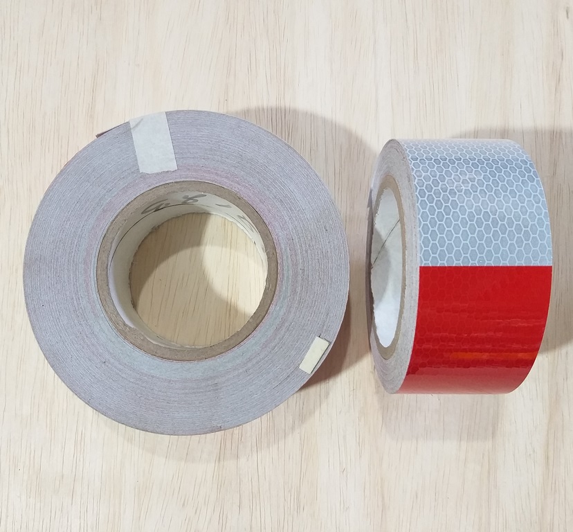 CINTA REFECTIVA BLANCO/ROJO 30M/ 5CM