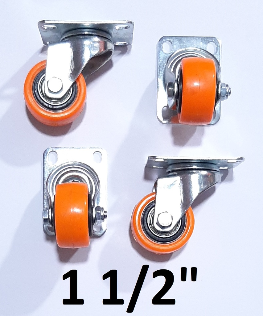 GARRUCHA GIRATORIA IND PVC TOMATE 1.5 CENTURY 4 PCS EN FUNDA