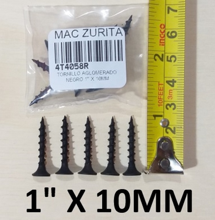 TORN.AGLOM. 1 X 10 NEGRO