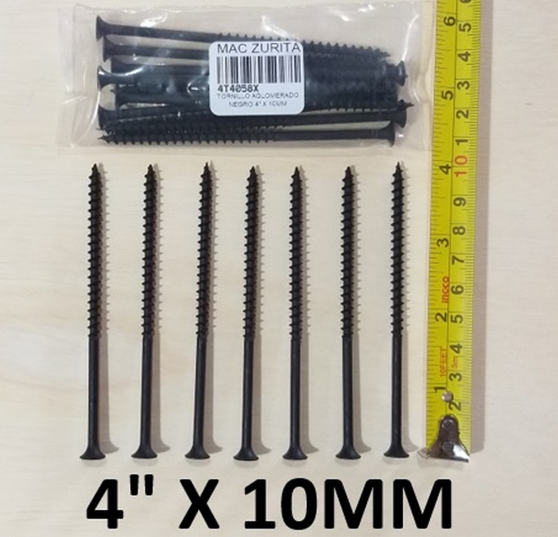 TORN.AGLOM. 4 X 10 NEGRO