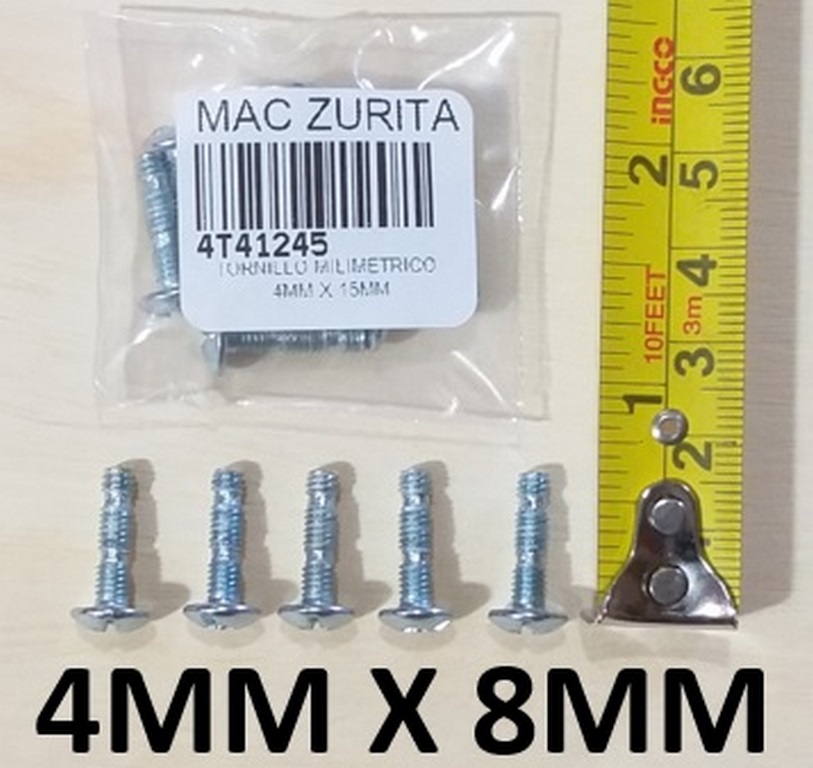 TORNILLO MILIMETRICO 4X15MM