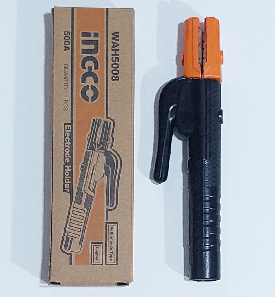 PORTAELECTRODO 500A INGCO C/MORDAZA DE CERAMICA