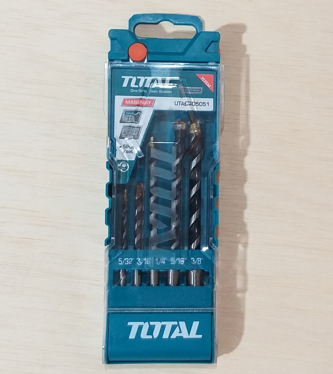 JGO BROCAS TOTAL 5PCS P/CONCRETO