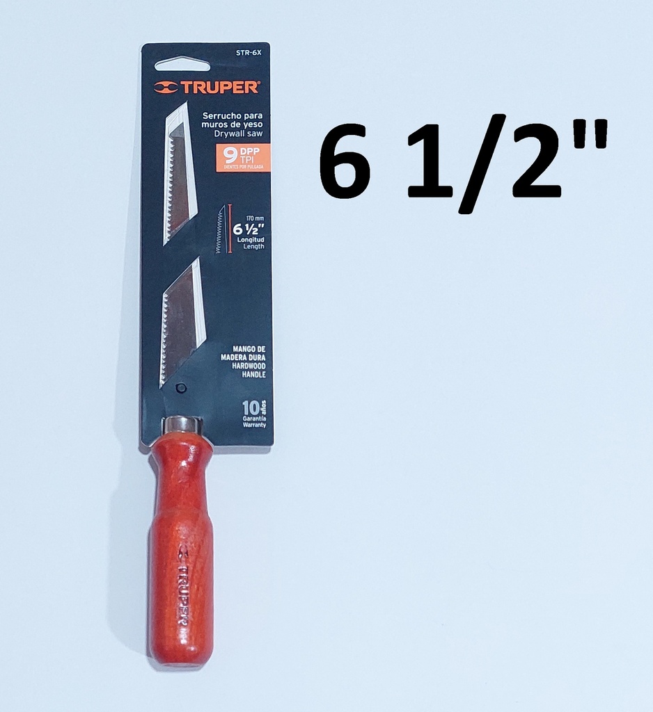 SERRUCHO P/GYPSUM 6 1/2 TRUPER